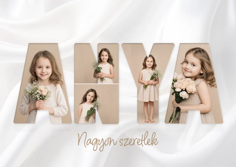 Anya - A4 fotókollázs - Image 2
